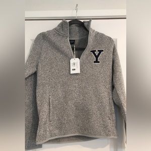 Yale Gray Quarter-Zip Pullover